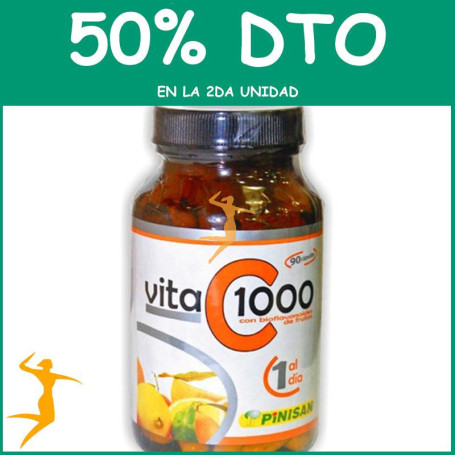 VITA C 1000 90 CÁPSULAS PINISAN OFERTA 2 UD