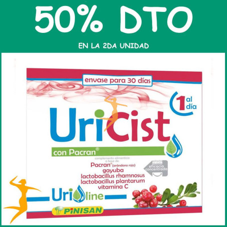 URICIST 30 CÁPSULAS PINISAN OFERTA 2 UD