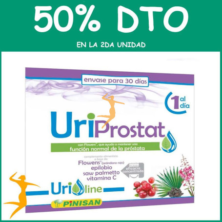 URIPROSTAT 30 CÁPSULAS PINISAN OFERTA 2 UD