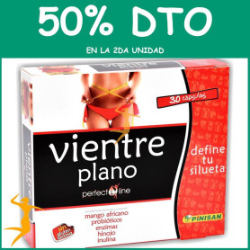 PERFECT LINE VIENTRE PLANO 30 CÁPSULAS PINISAN OFERTA 2 UD