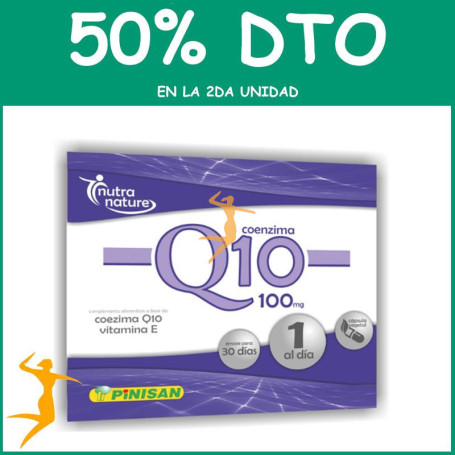 COENZIMA Q10 100Mg. 30 CÁPSULAS PINISAN OFERTA 2 UD