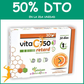 VITAC 750 RETARD 30 CÁPSULAS PINISAN OFERTA 2 UD