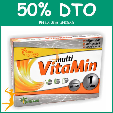 MULTI VITAMIN 30 CÁPSULAS PINISAN OFERTA 2 UD