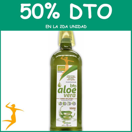 ALOE VERA SIN PULPA BIO 1Lt. PINISAN OFERTA 2 UD