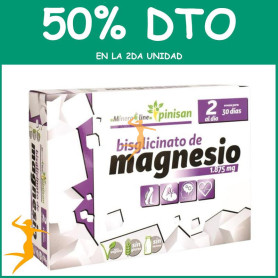 BISGLICINATO DE MAGNESIO 60 COMPRIMIDOS PINISAN OFERTA 2 UD