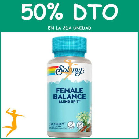 FEMALE BALANCE - 100 VEGCAPS SOLARAY OFERTA 2 UD