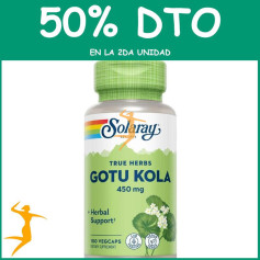 GOTU KOLA 100 CAPSULAS SOLARAY OFERTA 2 UD