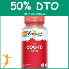 PURE COQ10 100MG 30 CÁPSULAS SOLARAY OFERTA 2 UD