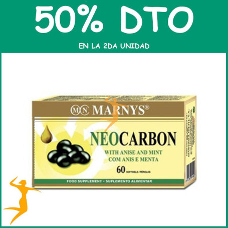 NEOCARBÓN 60 CÁPSULAS MARNYS OFERTA 2 UD