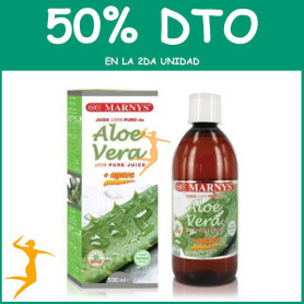 JUGO DE ALOE VERA CON AGAVE 500Ml. MARNYS OFERTA 2 UD