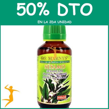 ACEITE ALIMENTARIO DE SÉSAMO 125Ml. MARNYS OFERTA 2 UD