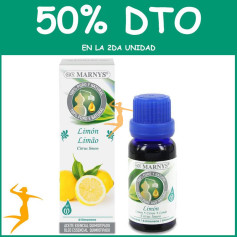 ACEITE ESENCIAL ALIMENTARIO DE LIMÓN 15Ml. MARNYS OFERTA 2 UD