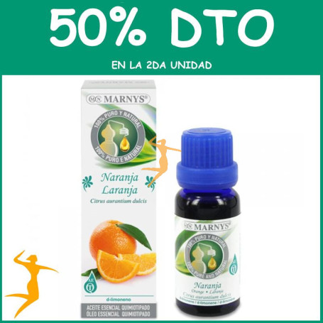 ACEITE ESENCIAL ALIMENTARIO DE NARANJA 15Ml. MARNYS OFERTA 2 UD