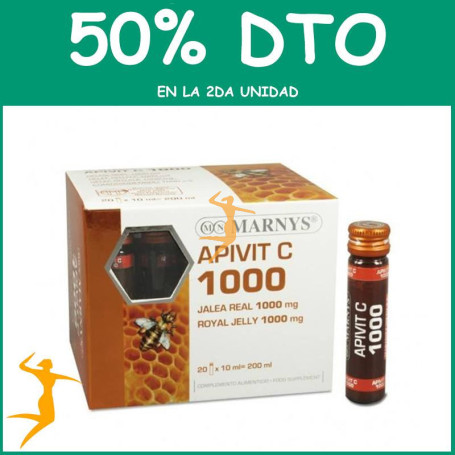 APIVIT C 1000 20 VIALES MARNYS OFERTA 2 UD