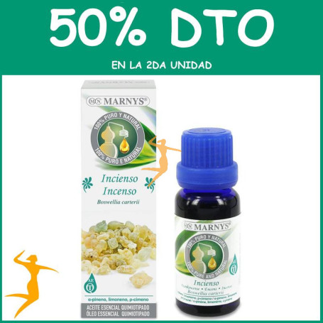 ACEITE ESENCIAL ALIMENTARIO DE INCIENSO 15Ml. MARNYS OFERTA 2 UD