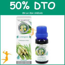 ACEITE ESENCIAL ALIMENTARIO DE LEMONGRASS 15Ml. MARNYS OFERTA 2 UD