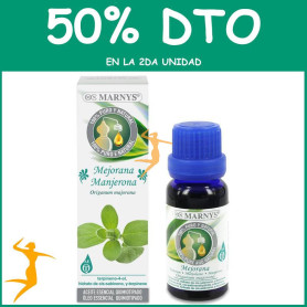 ACEITE ESENCIAL ALIMENTARIO DE MEJORANA 15Ml. MARNYS OFERTA 2 UD