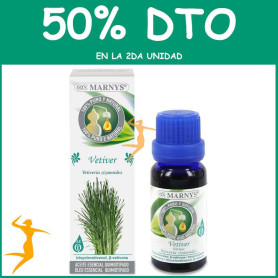 ACEITE ESENCIAL ALIMENTARIO DE VETIVER 15Ml. MARNYS OFERTA 2 UD