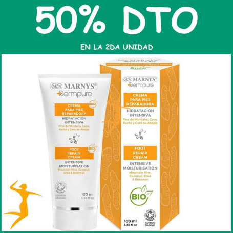 CREMA PARA PIES REPARADORA 100Ml. MARNYS OFERTA 2 UD