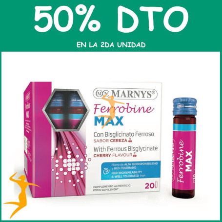 FERROBINE MAX 20 VIALES MARNYS OFERTA 2 UD