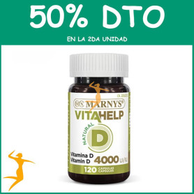 VITAHELP D NATURAL 120 CÁPSULAS MARNYS OFERTA 2 UD