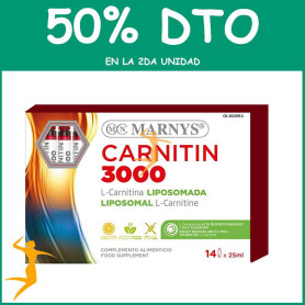 CARNITIN 3000 14 VIALES MARNYS OFERTA 2 UD