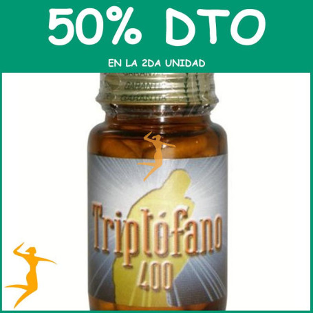 TRIPTÓFANO 400 50 CÁPSULAS MONTSTAR OFERTA 2 UD