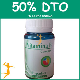 VITAMINA B+ COMPLEX 60 PERLAS NEW COMPLEMENTS - ESPADIET OFERTA 2 UD