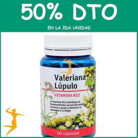 VALERIANA, LUPULO Y B12 60 CAPSULAS ESPADIET OFERTA 2 UD