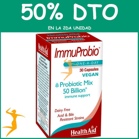 IMMUPROBIO 30 CÁPSULAS HEALTH AID OFERTA 2 UD