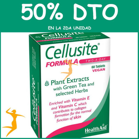 CELLUSITE 60 CÁPSULAS HEALTH AID OFERTA 2 UD