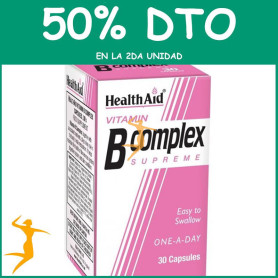 COMPLEJO B 30 CÁPSULAS HEALTH AID OFERTA 2 UD