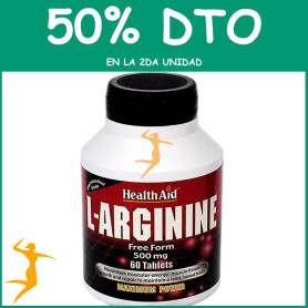 L-ARGININA 500Mg. HEALTH AID OFERTA 2 UD