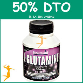 L-GLUTAMINA 500Mg. HEALTH AID OFERTA 2 UD