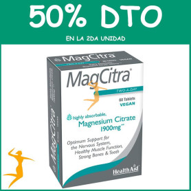 MAGCITRA 60 COMPRIMIDOS HEALTH AID OFERTA 2 UD