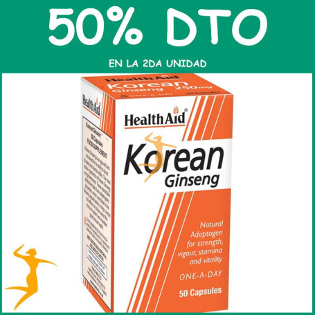 GINSENG COREANO PANAX GINSENG HEALTH AID OFERTA 2 UD