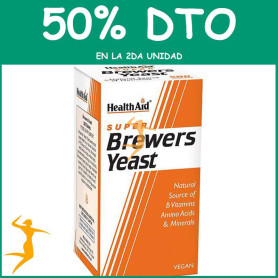 LEVADURA DE CERVEZA 300Mg. HEALTH AID OFERTA 2 UD