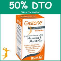 GASTONE CARBON PURO ACTIVADO 260Mg. HEALTH AID OFERTA 2 UD