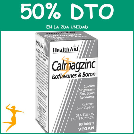 CALMAGZINC 90 COMPRIMIDOS HEALTH AID OFERTA 2 UD