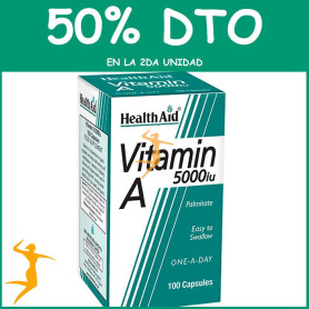 VITAMINA A 5000UI HEALTH AID OFERTA 2 UD