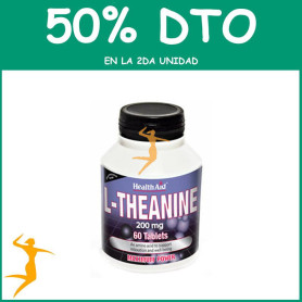 L-TEANINA 200Mg. 60 COMPRIMIDOS HEALTH AID OFERTA 2 UD