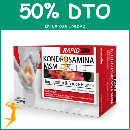 KONDROSAMINA MSM MODERADO 30 AMPOLLAS DI OFERTA 2 UD