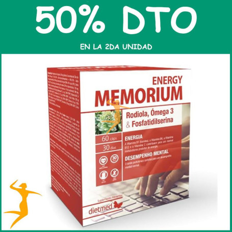 MEMORIUM ENERGY 60 CÁPSULAS DIETMED OFERTA 2 UD