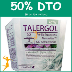 TALERGOL ACTIV 60 CÁPSULAS DIETMED OFERTA 2 UD