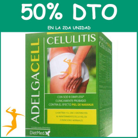 ADELGACELL REDUCER CELULITIS 40 CÁPSULAS DIETMED OFERTA 2 UD