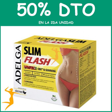 ADELGASLIM FLASH 60 CÁPSULAS DIETMED OFERTA 2 UD