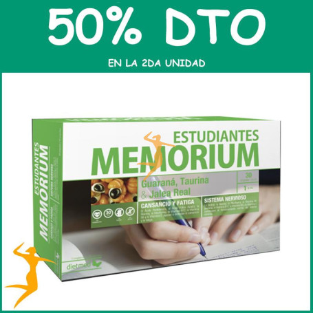 MEMORIUM ESTUDANTES 30 AMPOLLAS DIETMED OFERTA 2 UD