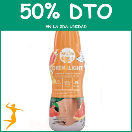 DRENALIGHT BARRIGA PLANA 600Ml. DIETMED OFERTA 2 UD