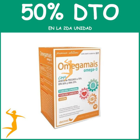 OMEGAMAIS 60 PERLAS DIETMED OFERTA 2 UD