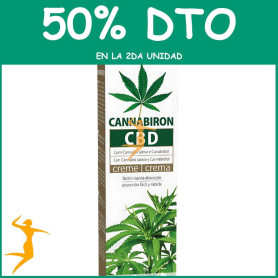 CANNABIRON CBD CREMA 100 ML DIETMED OFERTA 2 UD